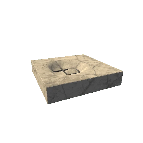 Concrete Block Broken 6 Type 1 Moveable